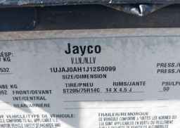2018 JAYCO TENTE-ROULOTTE