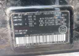 2011 SUBARU OUTBACK 2.5I LIMITED