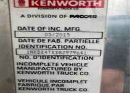 2016 KENWORTH CONSTRUCTION T800