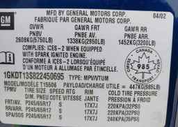 2002 GMC ENVOY SLE