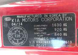 2014 KIA RIO EX
