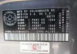 2014 VOLKSWAGEN GOLF 2.0 TDI COMFORTLINE