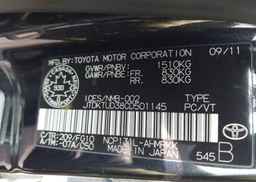 2012 TOYOTA YARIS LE