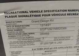 2022 GRAND DESIGN 21BHE