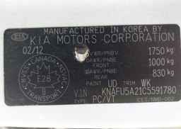 2012 KIA FORTE5 2.0L EX