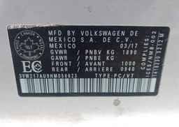 2017 VOLKSWAGEN GOLF 1.8 TSI COMFORTLINE