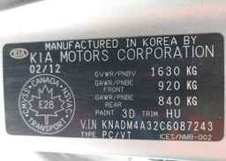 2012 KIA RIO EX