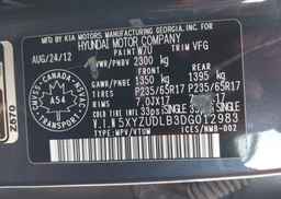 2013 HYUNDAI SANTA FE SPORT 2.4 LUXURY