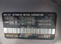 2013 MITSUBISHI OUTLANDER ES