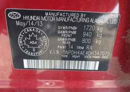 2013 HYUNDAI ELANTRA GL
