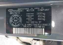 2012 HYUNDAI ACCENT GL