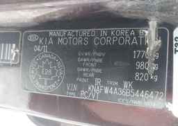 2011 KIA FORTE 2.4L SX