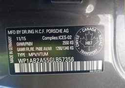 2016 PORSCHE MACAN S
