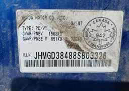 2008 HONDA FIT DX