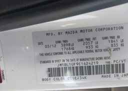 2012 MAZDA MAZDA3 GX