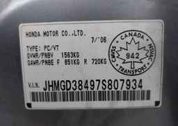 2007 HONDA FIT LX