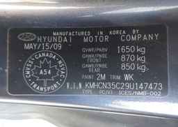 2009 HYUNDAI ACCENT GL