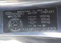 2009 HYUNDAI ACCENT GL
