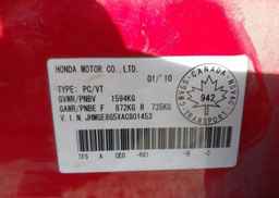 2010 HONDA FIT LX