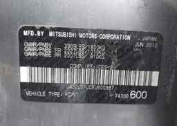 2014 MITSUBISHI lancer se