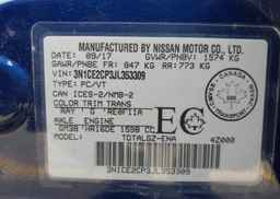 2018 NISSAN VERSA NOTE 1.6 S