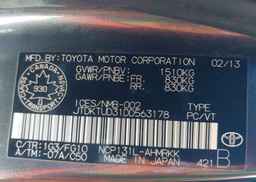 2013 TOYOTA YARIS LE