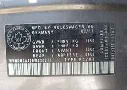 2011 VOLKSWAGEN GOLF 2.0 TDI COMFORTLINE