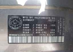 2011 VOLKSWAGEN GOLF 2.0 TDI COMFORTLINE