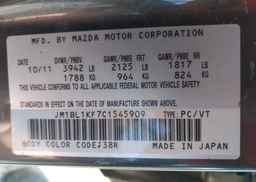 2012 MAZDA MAZDA3 GX