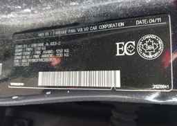 2012 VOLVO S60 T6