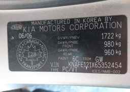 2006 KIA SPECTRA EX