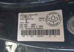 2012 HONDA CIVIC LX