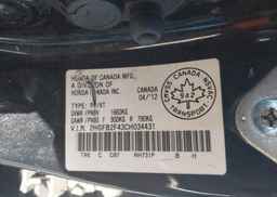 2012 HONDA CIVIC LX