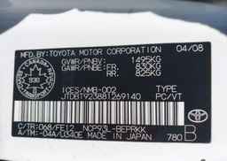 2008 TOYOTA YARIS