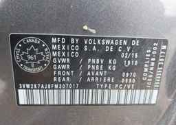 2015 VOLKSWAGEN JETTA 2.0L TRENDLINE