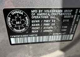 2013 VOLKSWAGEN PASSAT SEL