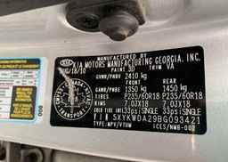 2011 KIA SORENTO SX