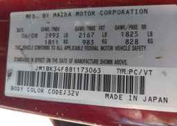 2008 MAZDA 3 I