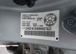 2009 HONDA CIVIC DX-G