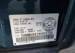 1998 ACURA 1.6EL