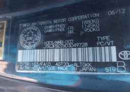 2013 TOYOTA SCION TC