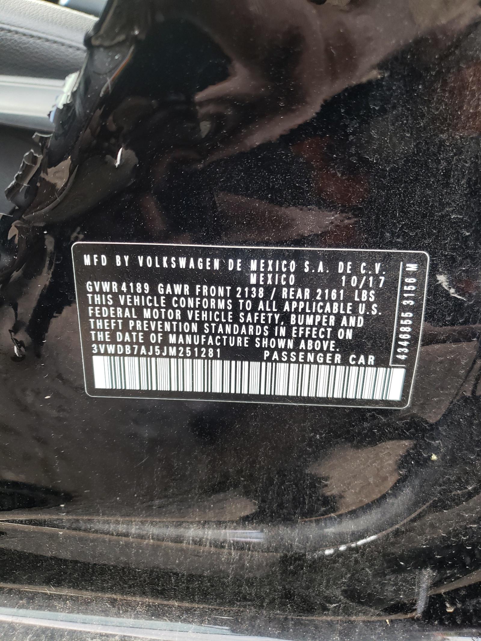 2018 VOLKSWAGEN JETTA