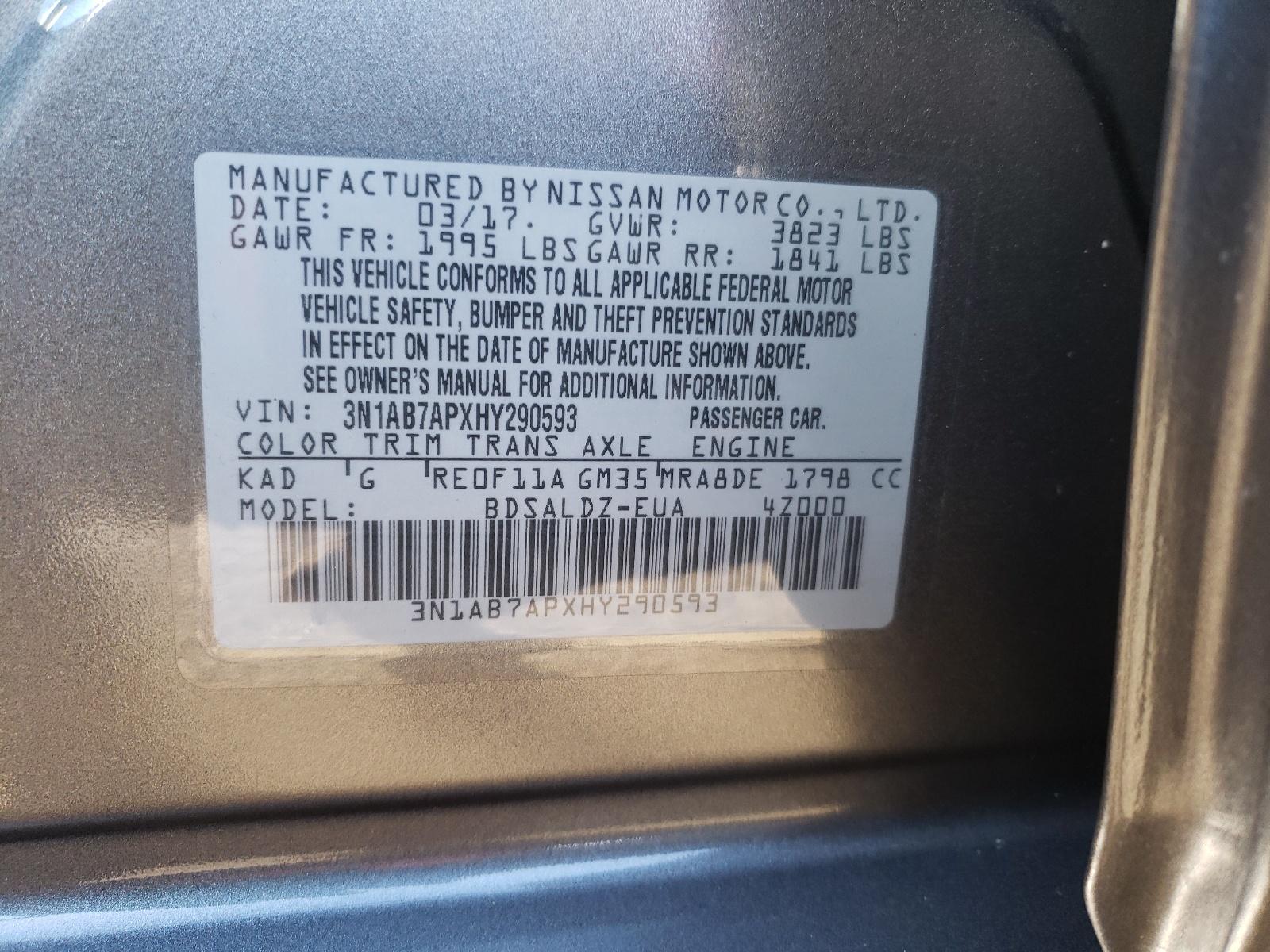 2017 NISSAN SENTRA