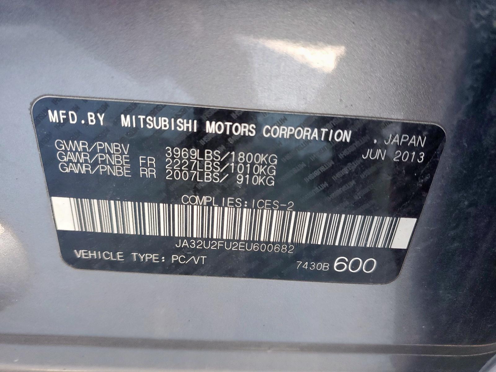 2014 MITSUBISHI LANCER