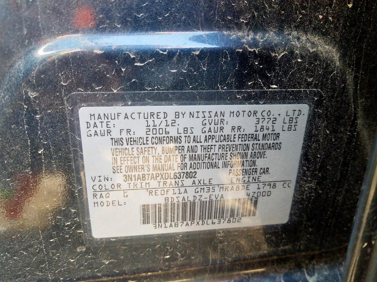 2013 NISSAN SENTRA