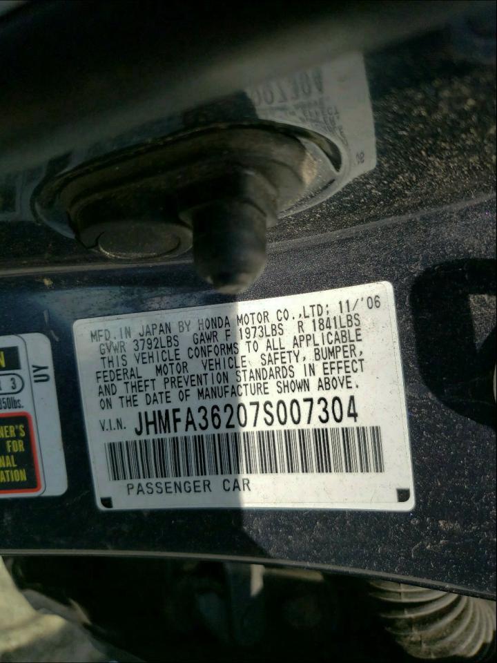 2007 HONDA CIVIC
