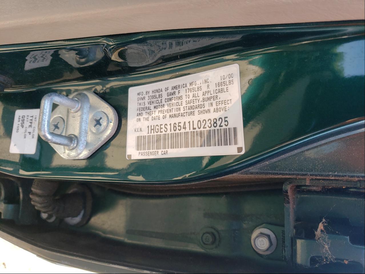 2001 HONDA CIVIC