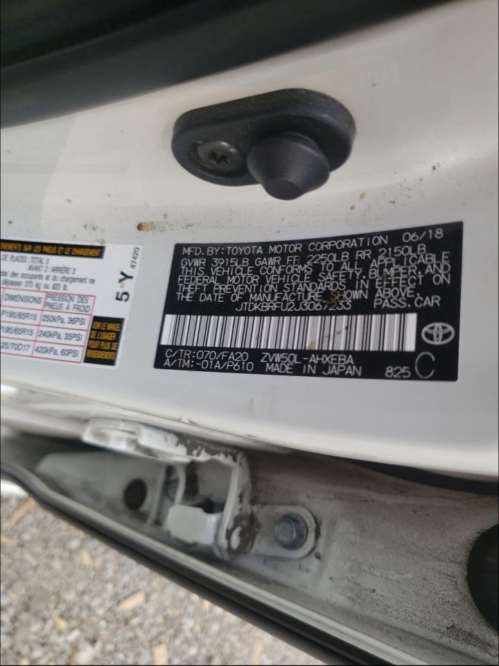 2018 TOYOTA PRIUS