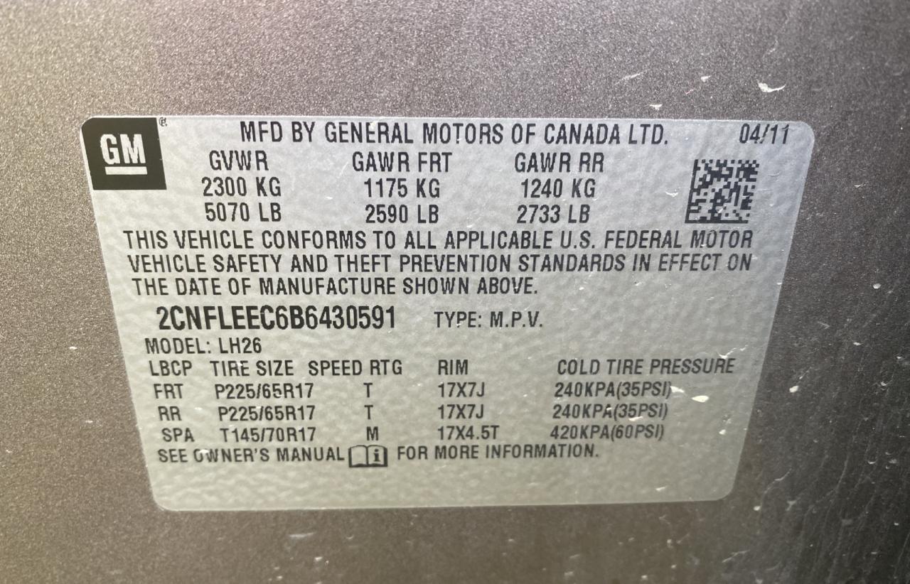 2011 CHEVROLET EQUINOX