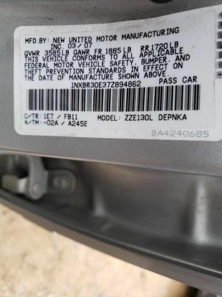2007 TOYOTA COROLLA